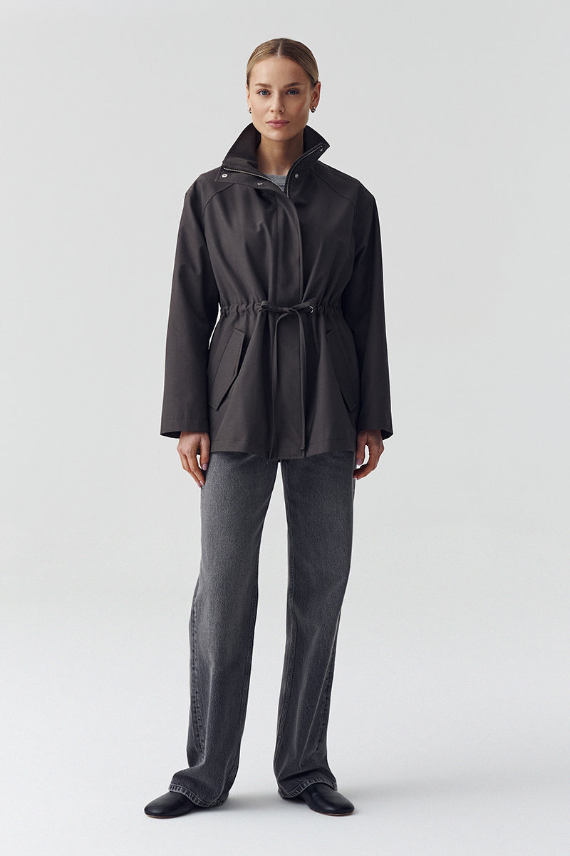 Kurtka Freja - Szary brązowy