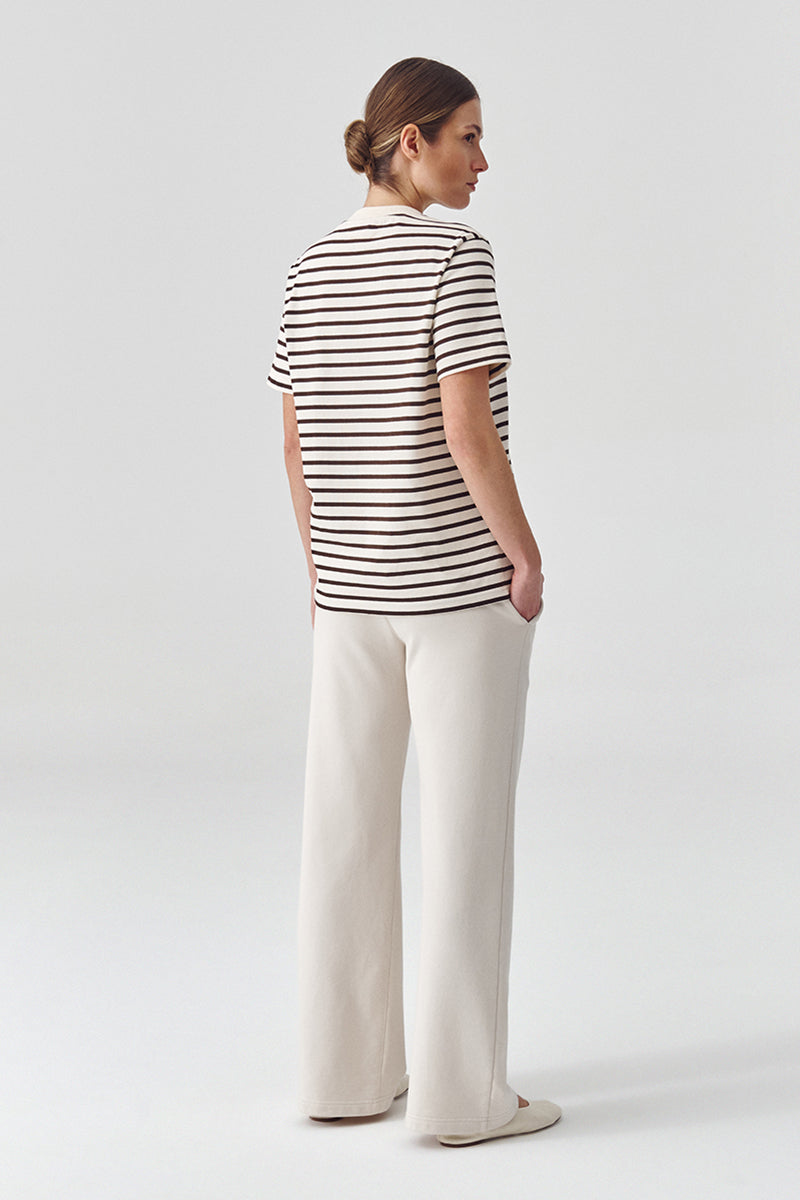 Spodnie Ease Flare - Ecru