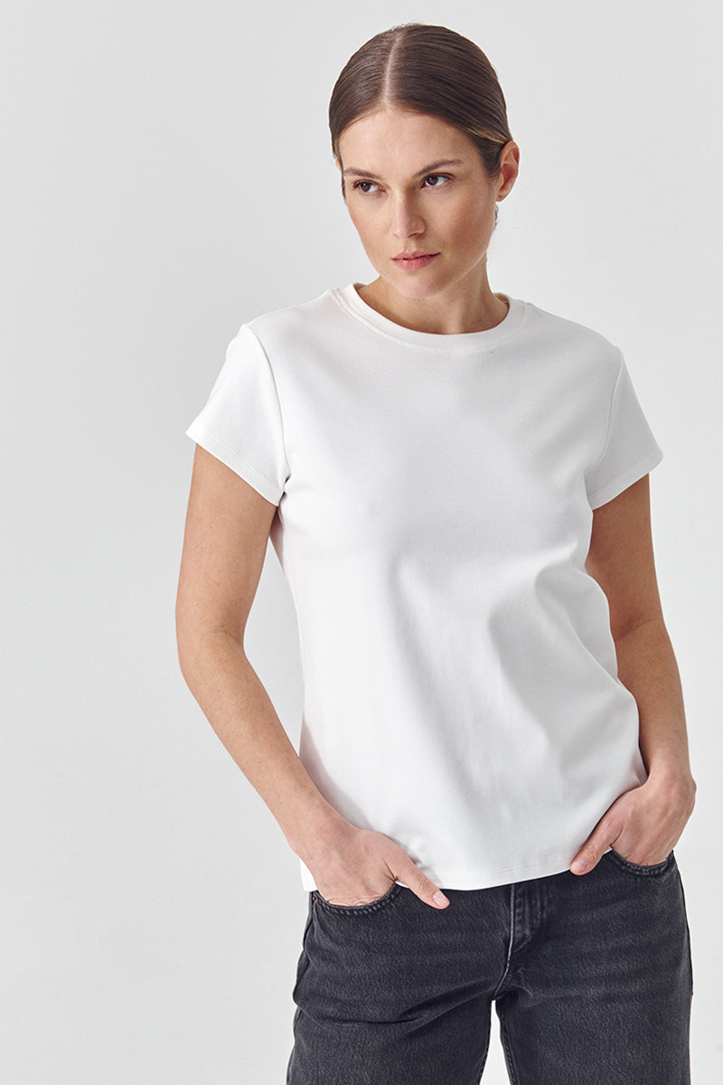 T-shirt First Slim fit - Off-white