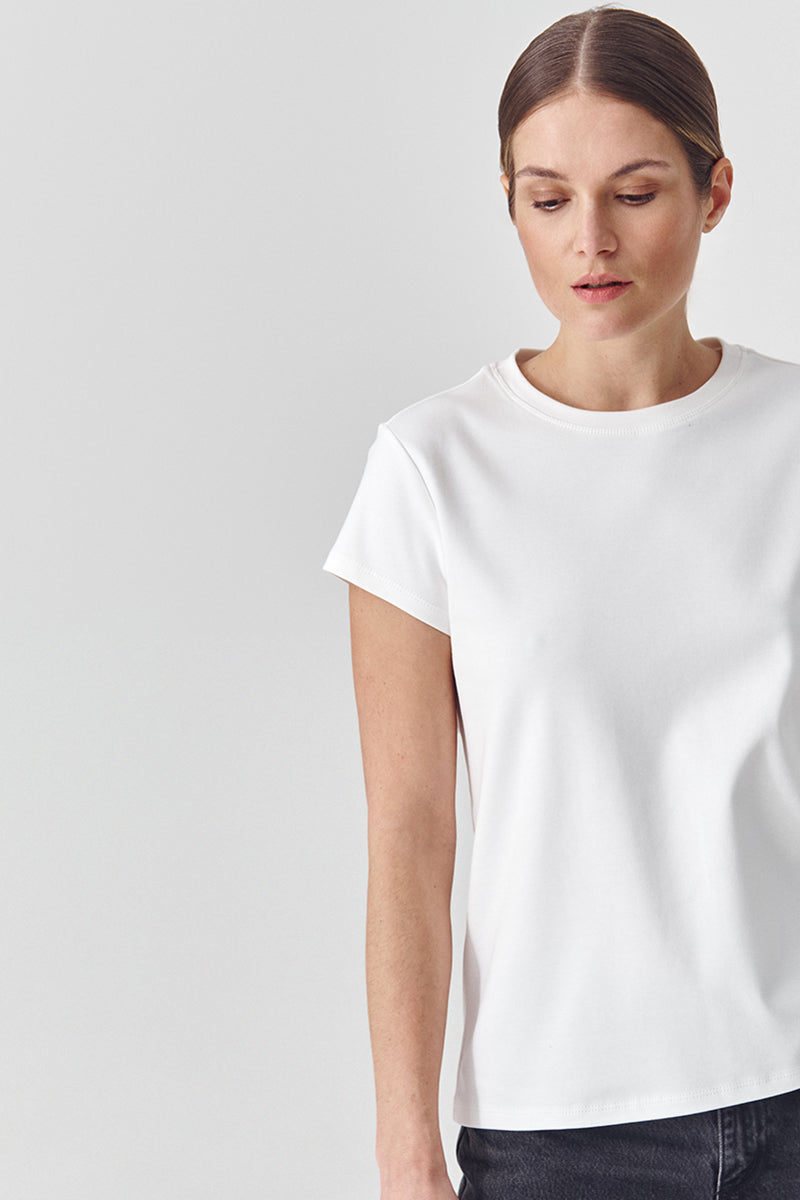 T-shirt First Slim fit - Off-white