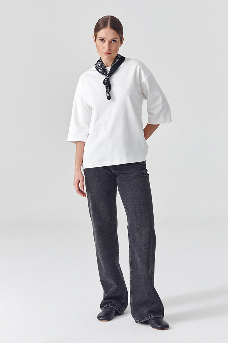 T-shirt First Loose - Off-white