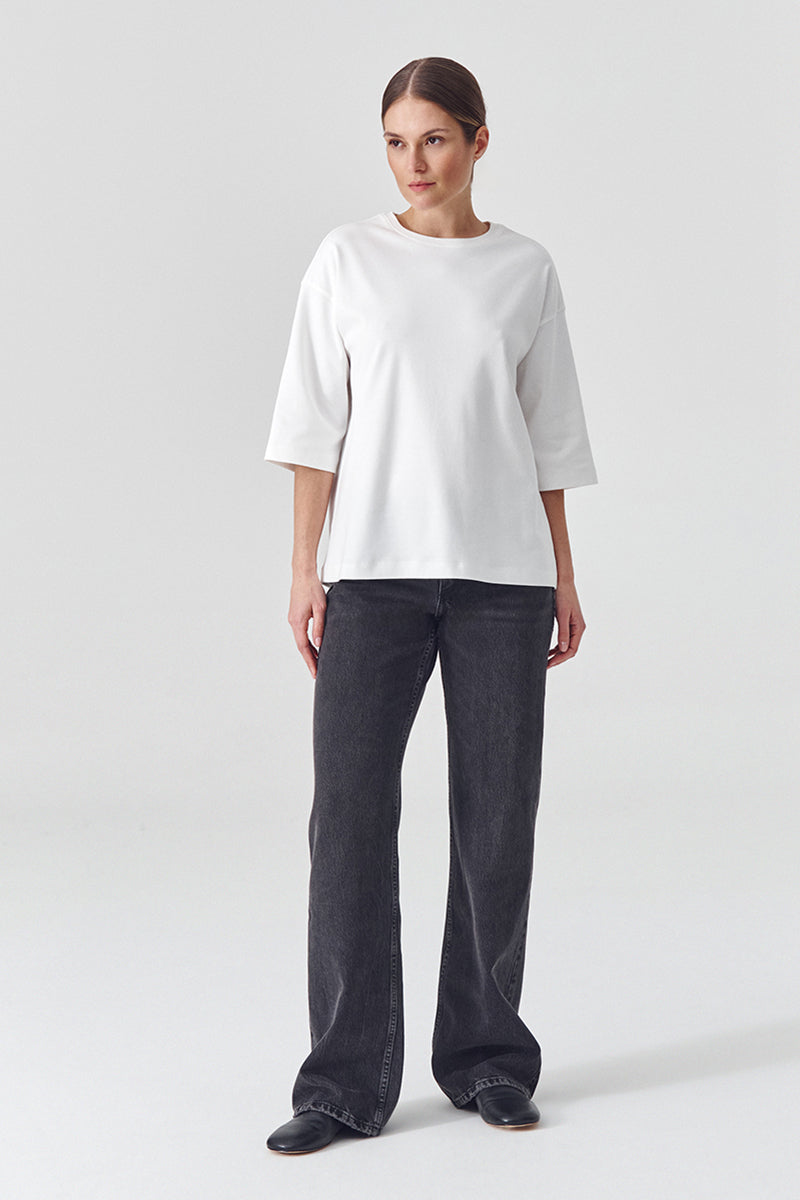 T-shirt First Loose - Off-white