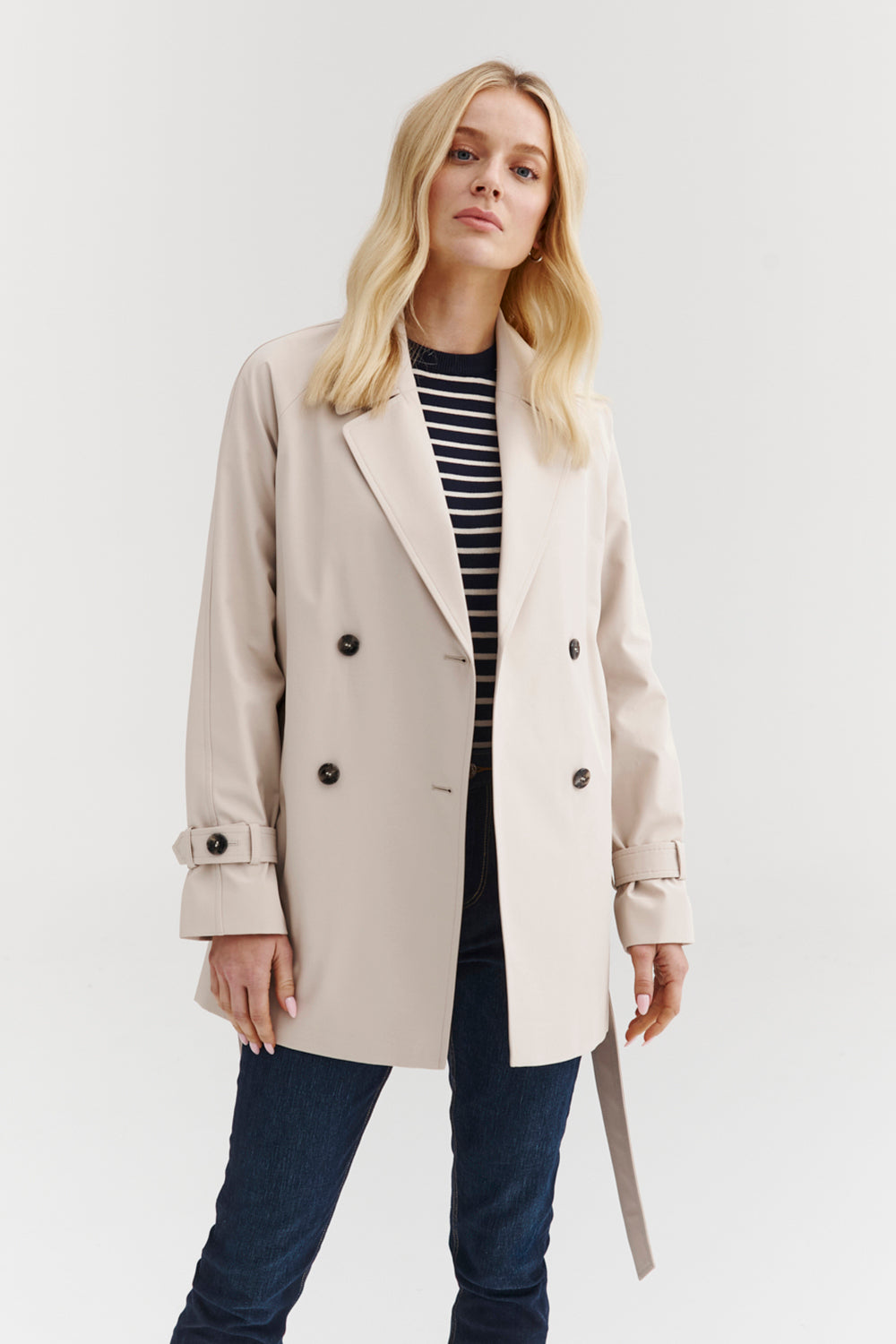 Płaszcz Young - Surowy