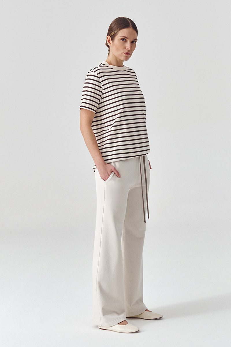 Spodnie Ease Flare - Ecru