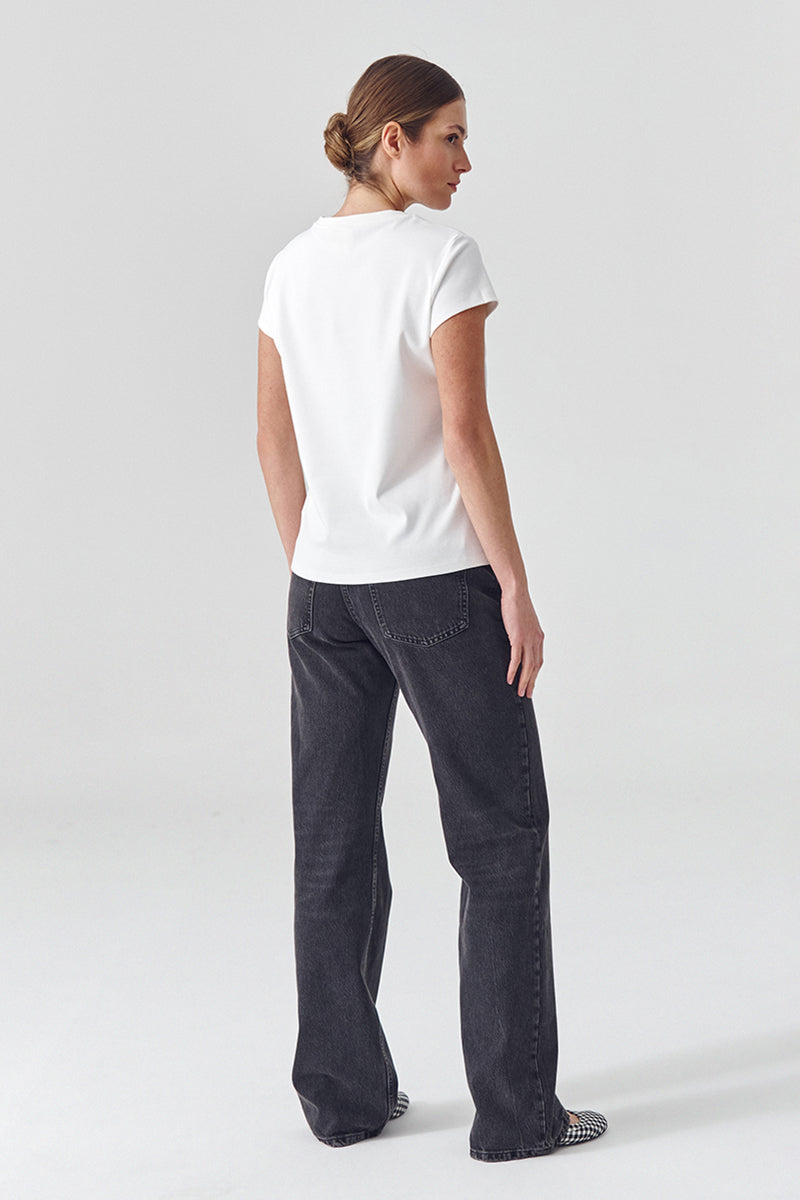 T-shirt First Slim fit - Off-white