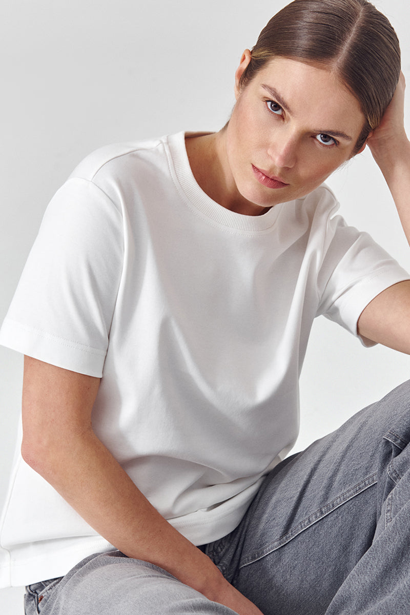 T-shirt First Classic - Off-white