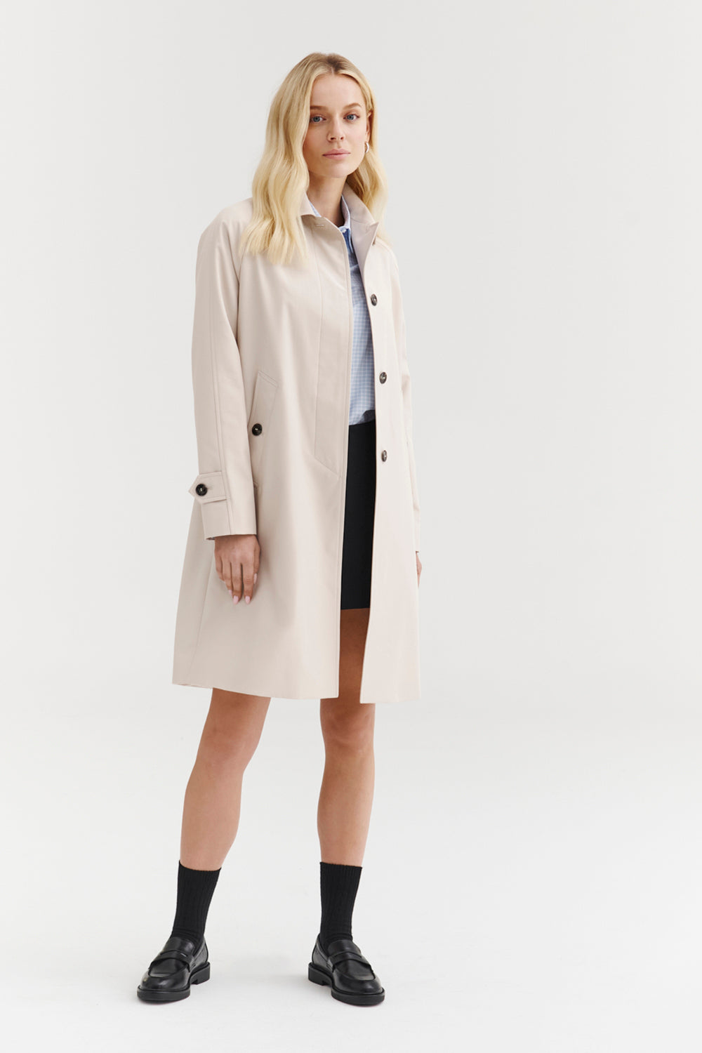 Płaszcz Park - Surowy