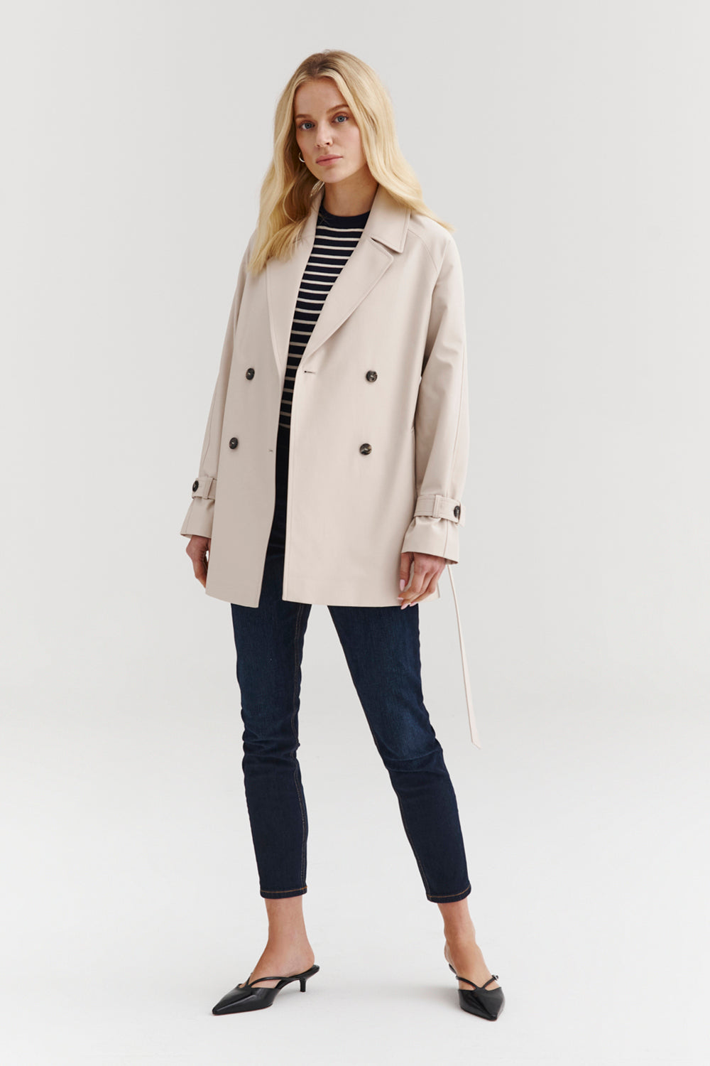 Płaszcz Young - Surowy