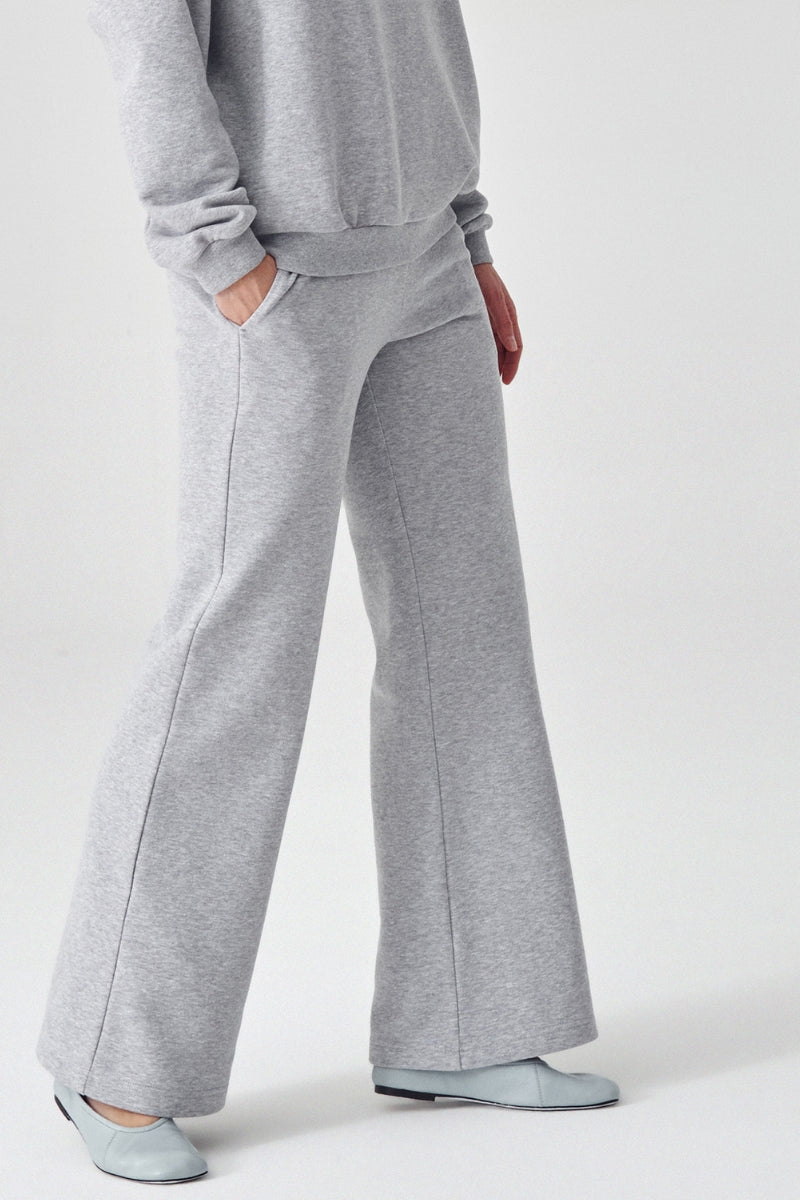 Spodnie Lush Flare - Light gray