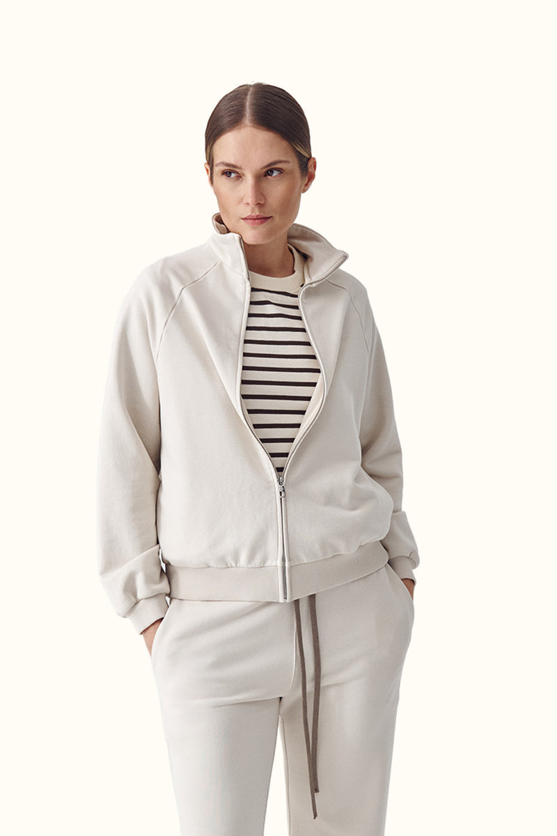 Spodnie Ease Wide Leg- Ecru