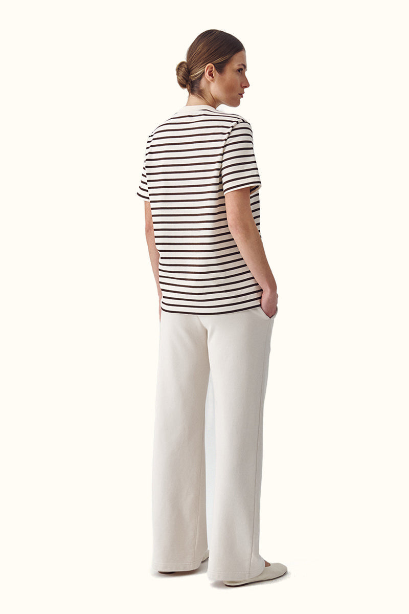 Spodnie Ease Wide Leg- Ecru