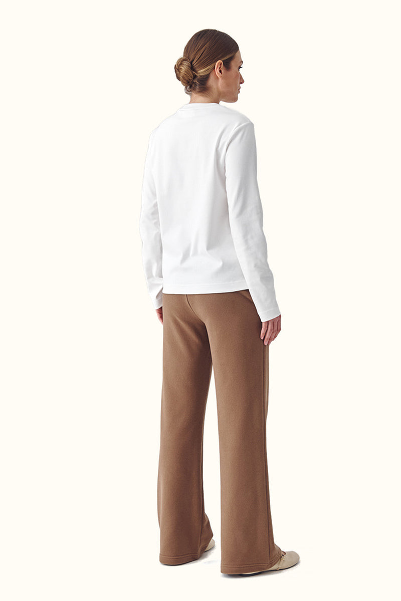 Spodnie Lush Wide Leg- Light brown