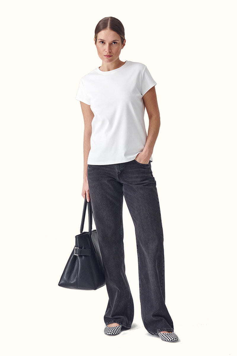T-shirt First Slim fit - Off-white
