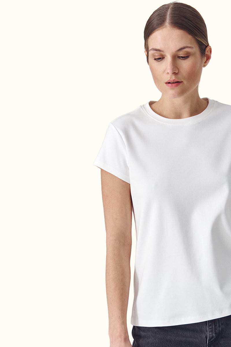 T-shirt First Slim fit - Off-white