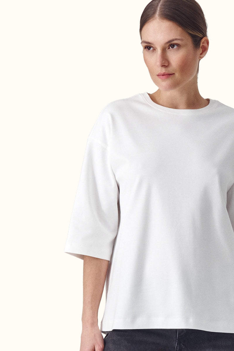 T-shirt First Loose - Off-white