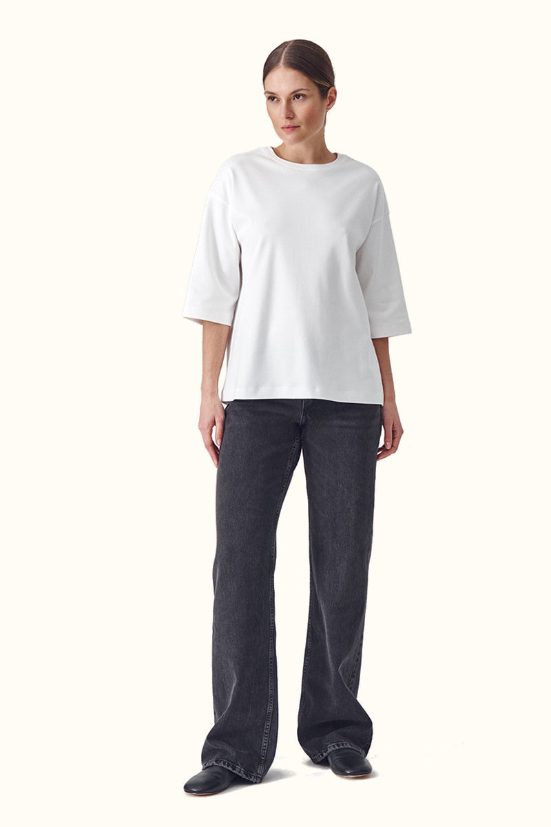 T-shirt First Loose - Off-white